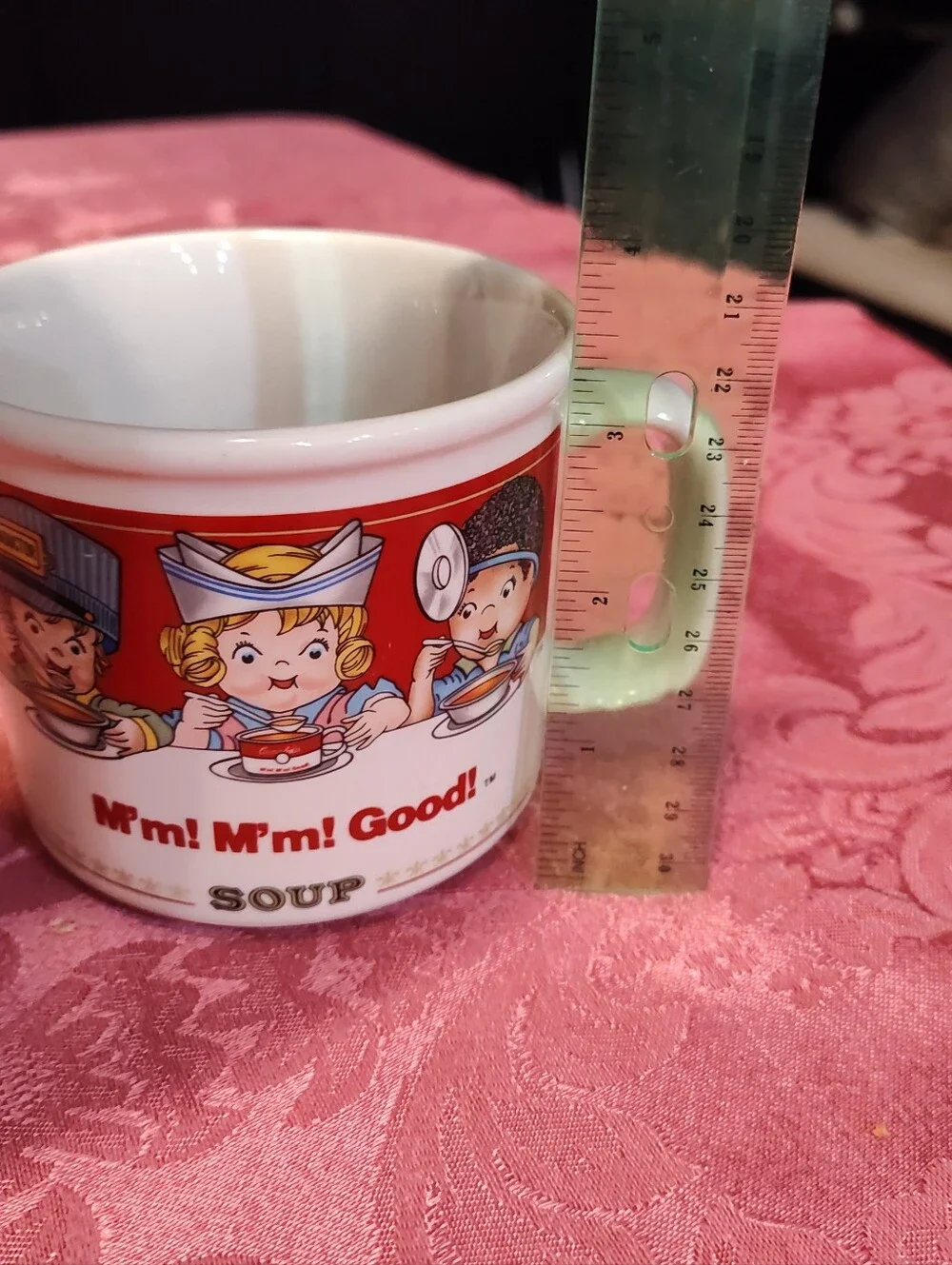Vintage 1993 Campbell's Soup Ceramic Mug Cup 14oz, Kids In Costumes - M'm! Good!